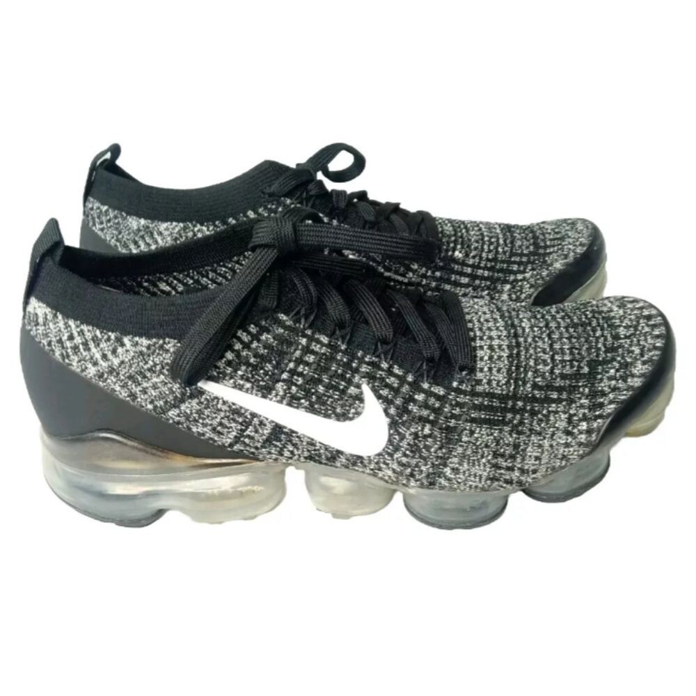Nike Air VaporMax Flyknit 3 Oreo Shoes Women's Size 11 Retail $190